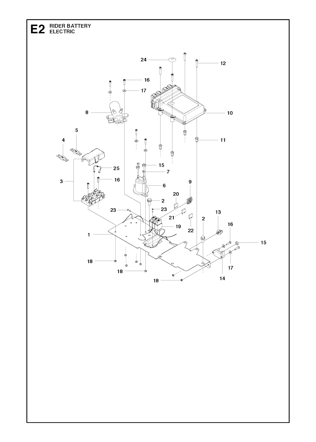 Explosionszeichnung Ersatzteile