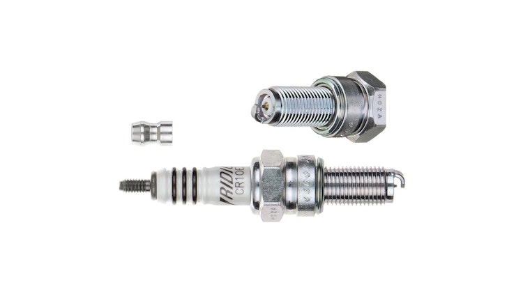 NGK Zündkerze CR10EIX, Iridium, Zündkerze Gruppe C, Gewindedurchmesser 10 mm, Schlüsselweite 16