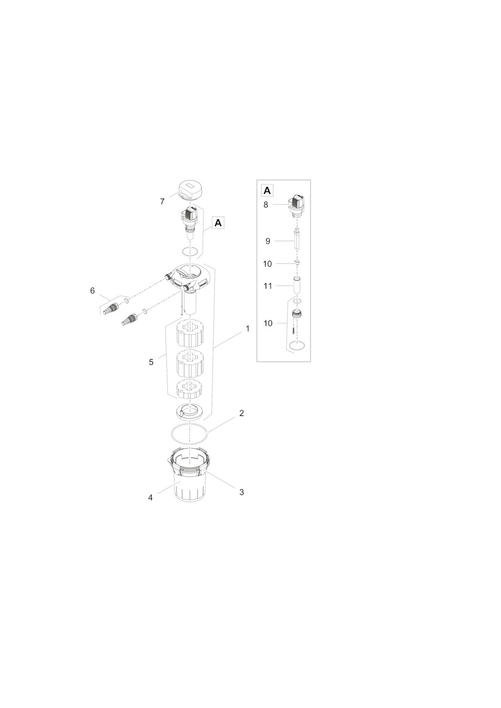 Explosionszeichnung Ersatzteile