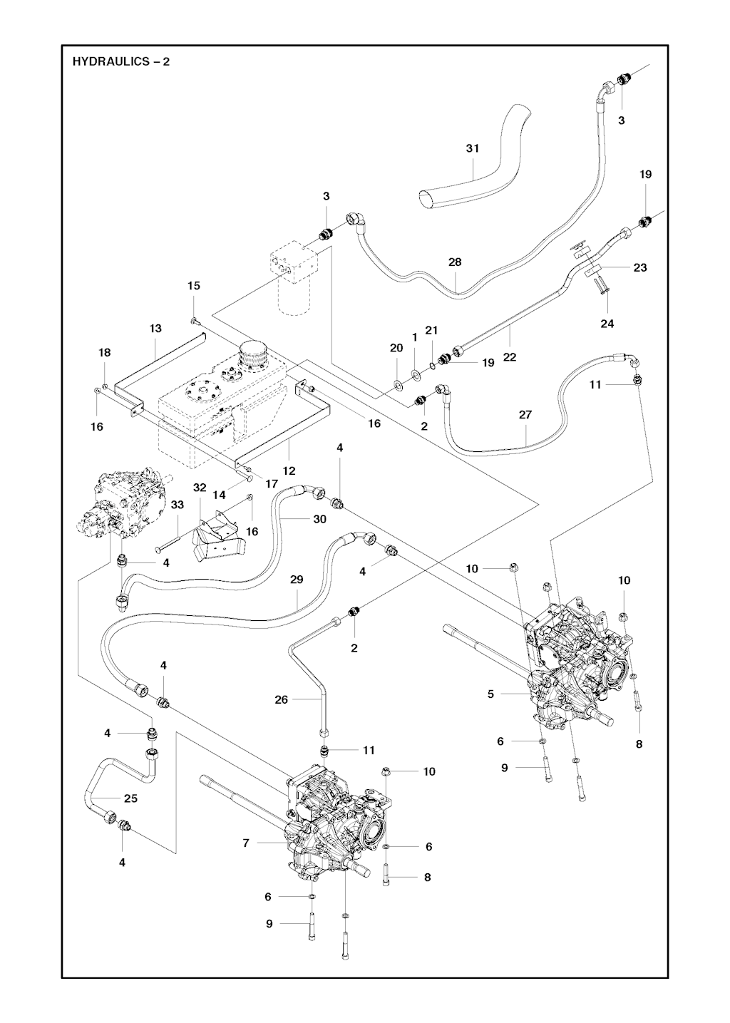 Explosionszeichnung Ersatzteile