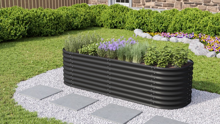 Vitavia Erweiterung "Stretched" 80 cm für Hochbeet Terra Basic Höhe 40/63 cm