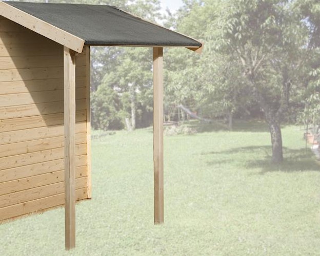 Weka Schleppdach für 19 und 21 mm Satteldachhäuser