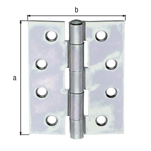 Alberts® Scharnier, sendzimirverzinkt, LxB 100x75 mm 348991