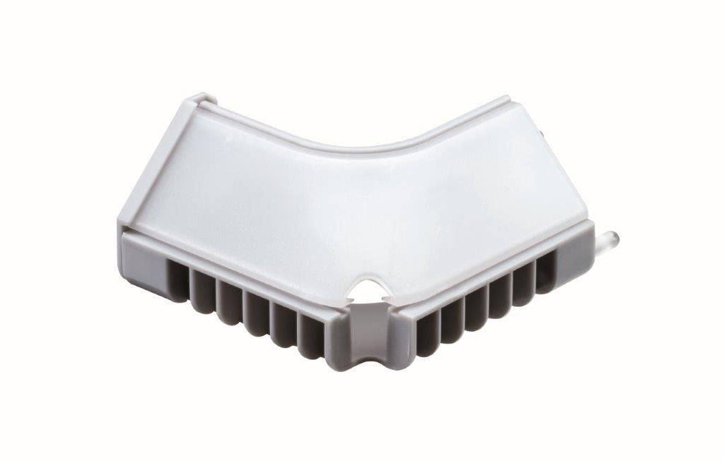 Paulmann LED Strip Profil Corner Inside Edge 2er Pack in Grau