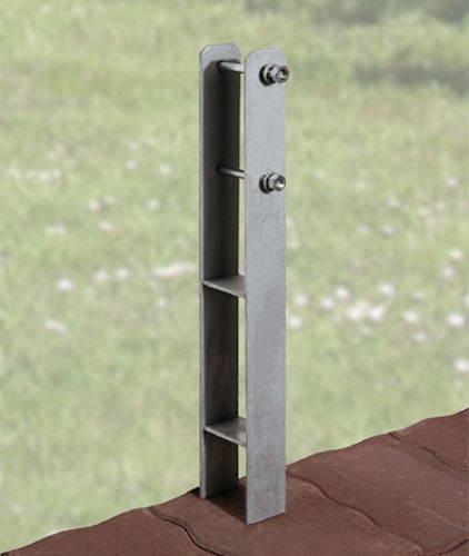 Weka H-Anker-Set für Einzelcarport Optima Gr. 1 (6 Anker für 12 x 12 cm Pfosten)