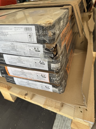 B-WARE MEISTER Parkettboden MeisterParkett. longlife PD 450 2400 x 255 x 13 mm 9048 Eiche lebhaft gebürstet ultramattlackiert