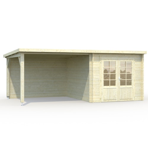 Palmako Gartenhaus Ella 6,9 + 8,2 m² - 28 mm