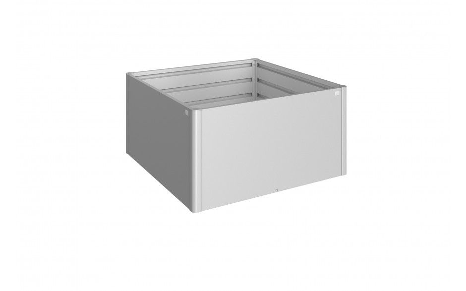 Biohort HochBeet 152 x 152 x 77 cm (Gr. 1,5x1,5) silber-metallic