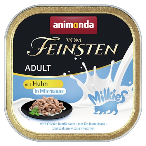animonda Vom Feinsten Adult mit Milkies-Saucen 100g Schale Katzennassfutter