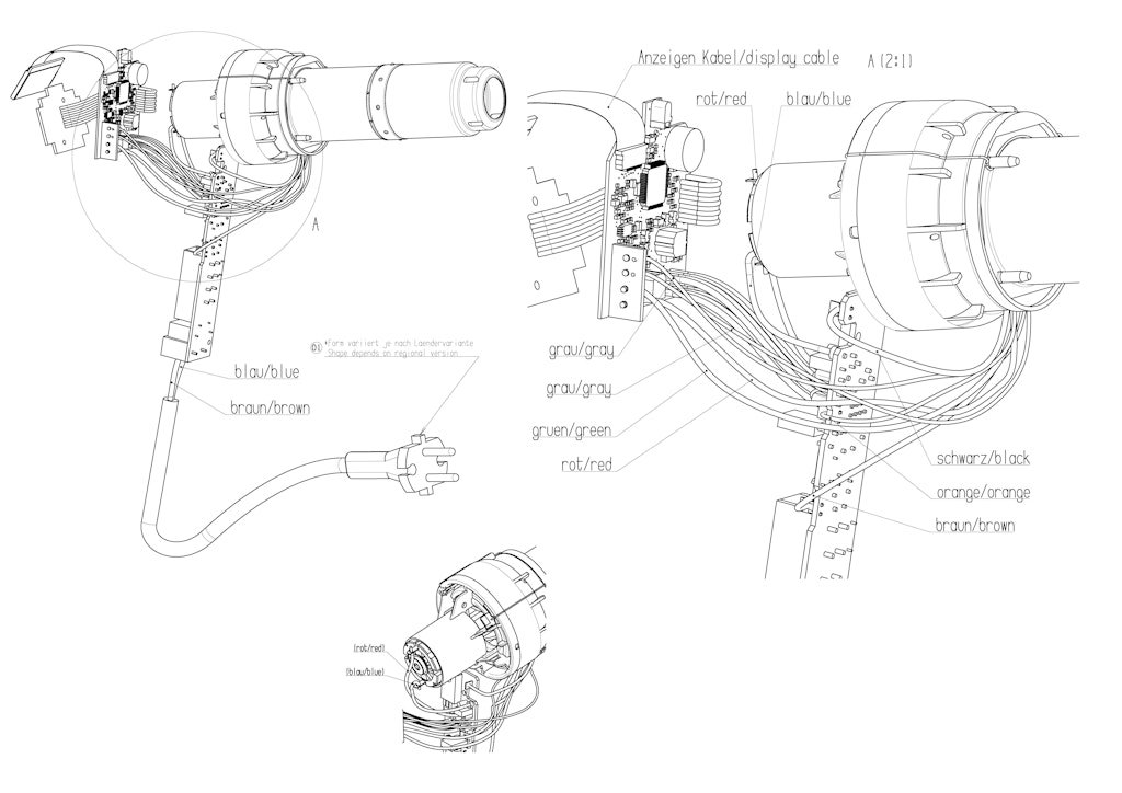 Explosionszeichnung Ersatzteile