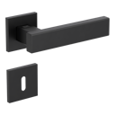 Vorschaubild Griffwerk VAYA 200 CUBICO fast2fix Fast2Fix Rosetten eckig Buntbart Graphitschwarz