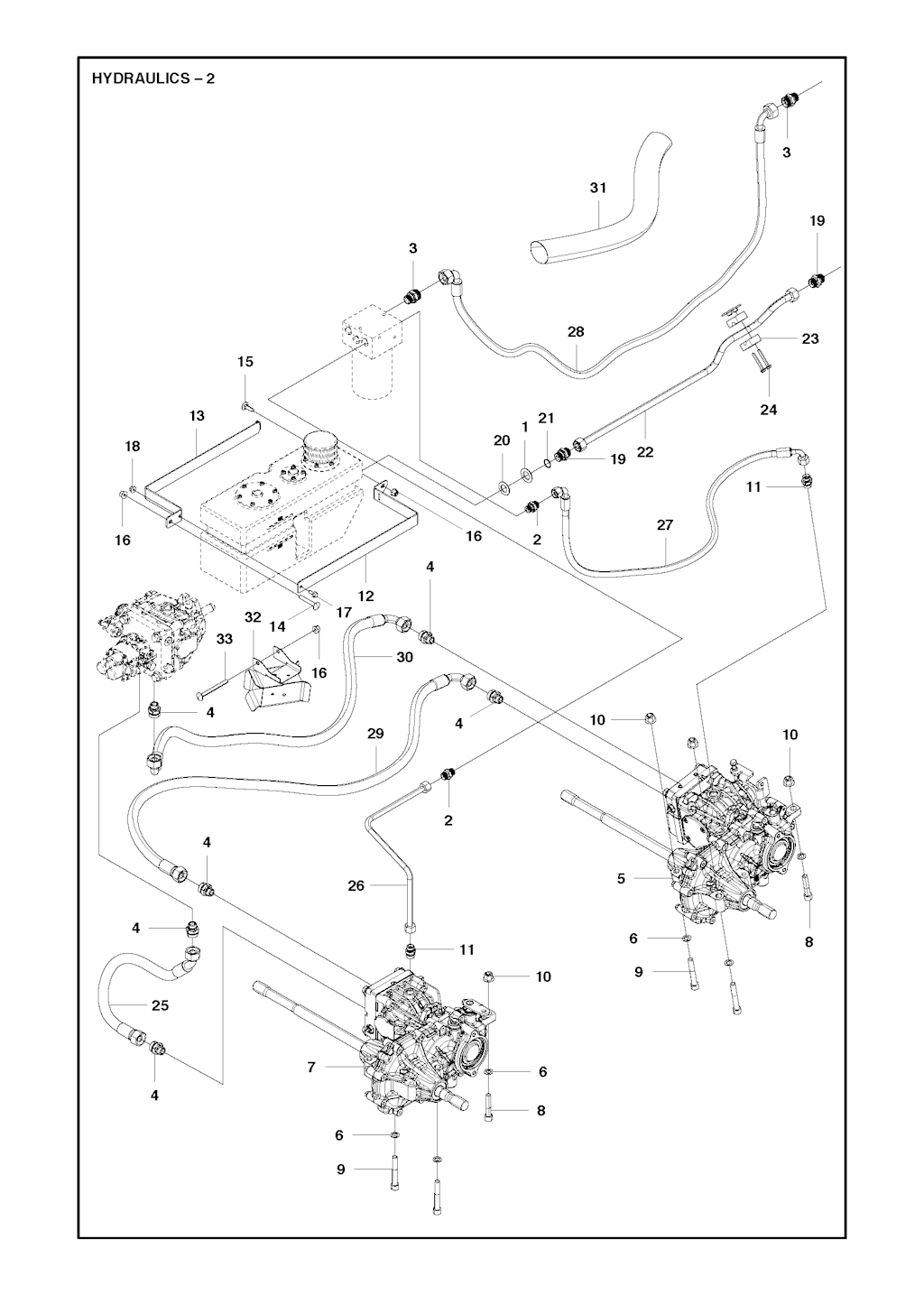 Explosionszeichnung Ersatzteile