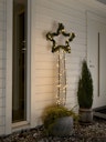 Konstsmide Weihnachtsbeleuchtung  Micro LED Lichterkette gefrostete 40 warmweiße Dioden