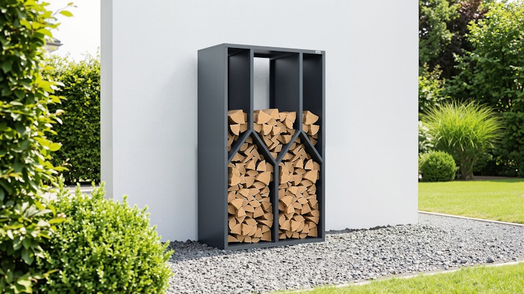 Weka Metall Brennholzregal