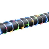 Konstsmide Weihnachtsbeleuchtung  LED Mini Lichterschlauch 65 bunte Dioden 5m