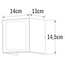 Vorschaubild Konstsmide Wandleuchte Cremona, HighPowerLED, anthrazit (7946-370)