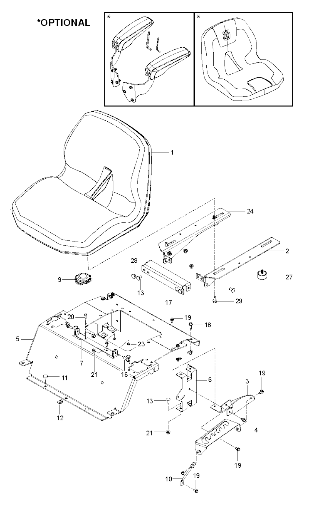 Explosionszeichnung Ersatzteile