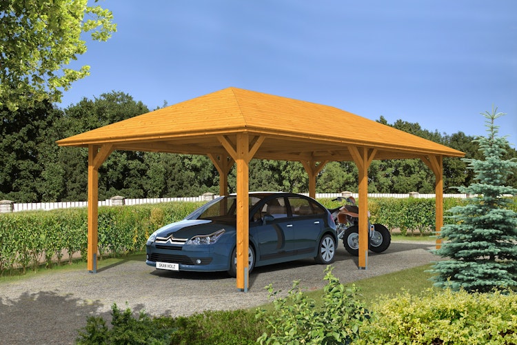 Skan Holz Carport Taunus 439 x 786 cm