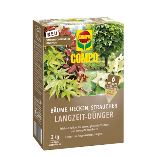 COMPO Bäume, Hecken, Sträucher Langzeit-Dünger 2 kg