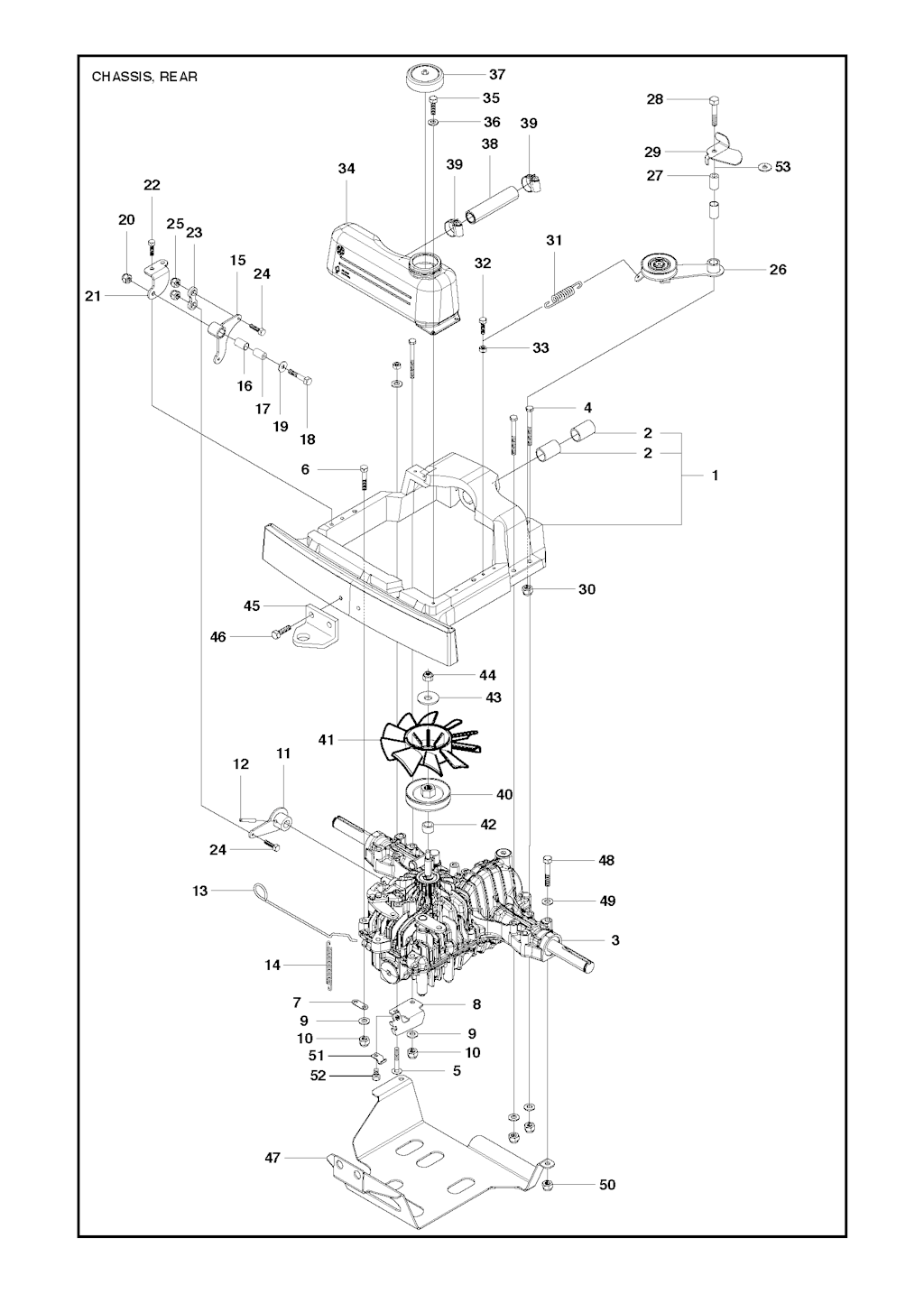 Explosionszeichnung Ersatzteile