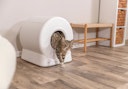 Vorschaubild TRIXIE Smarte Katzentoilette, Kunststoff, 51 × 56 × 54 cm, weiß