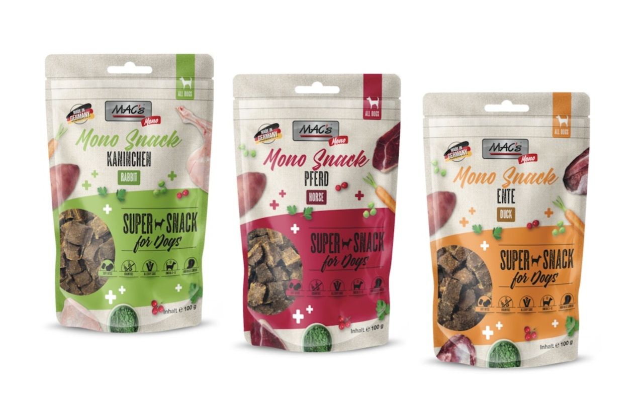 MAC's Snack-Mix Mono 3x100g Hundesnack