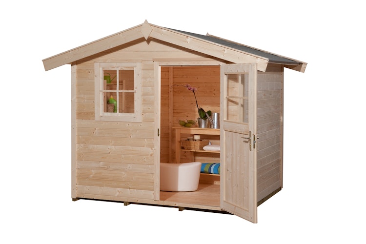 Weka Gartenhaus 123 - 28 mm
