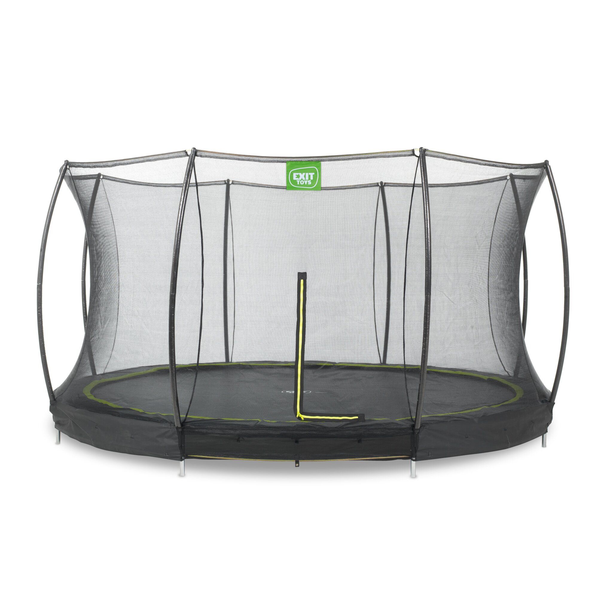 Exit Silhouette Bodentrampolin mit Sicherheitsnetz-Ø 366 cm