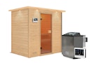 Vorschaubild Karibu Woodfeeling Sauna Selena - 38 mm Massivholz Aktionssauna