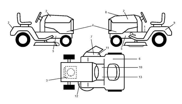 Husqvarna Gartentraktoren 96041001905 LTH151