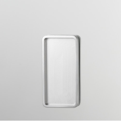 GRIFFWERK Klebe-Griffmuschel R8-SQUARE - Edelstahl matt