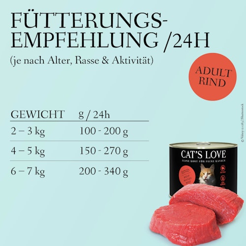Cat's Love Adult 200g Dose Katzennassfutter