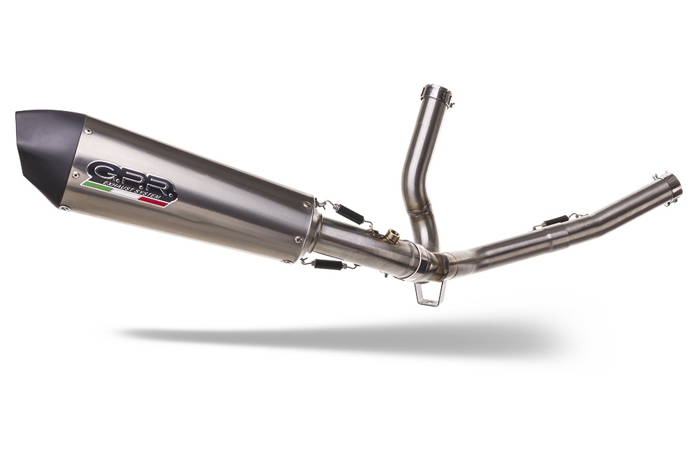 GPR Komplettauspuffanlage SuzukiV-Strom 650 2021/2024 e5 GP EVO4 TITANIUM MFS