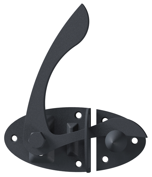 Alberts® Gartentorfalle Ovado verz.,graphitgrau beschichtet Platte 85 x 60 mm