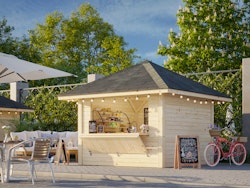 Palmako Marktstand Bianca 8,3 m² Set 104 - 28 mm