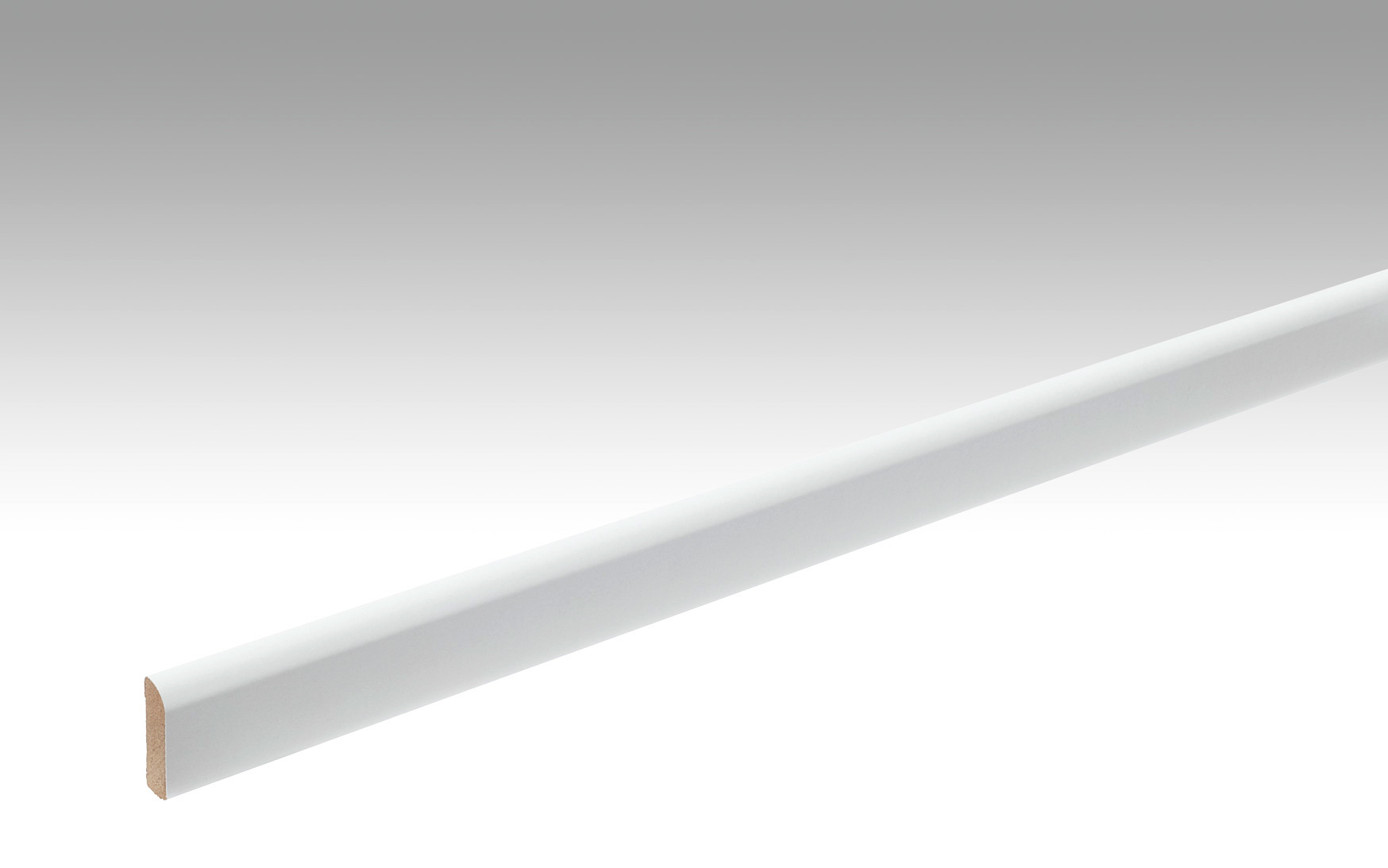 MEISTER Fussleiste Profil 6  Uni weiß glänzend DF 324 - 2380 mm