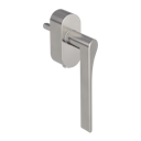 Vorschaubild Griffwerk Fenstergriff VAYA 261 LEAF LIGHT Samtgrau L 7x40