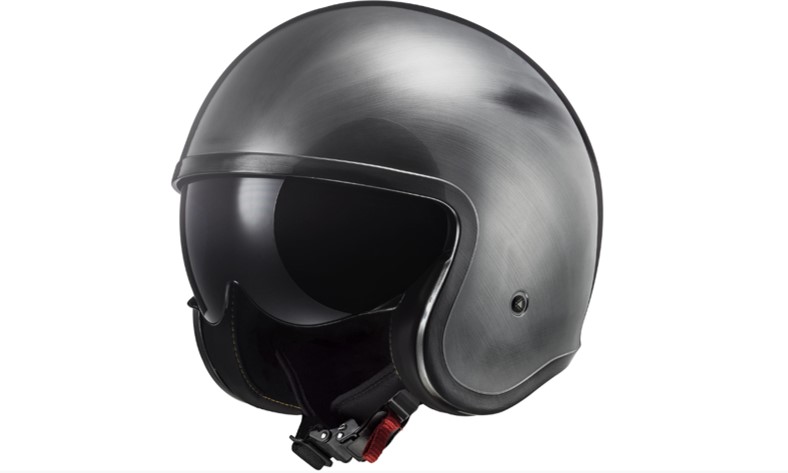 LS2 Jethelm OF599 Spitfire II XXL Grau Jeans