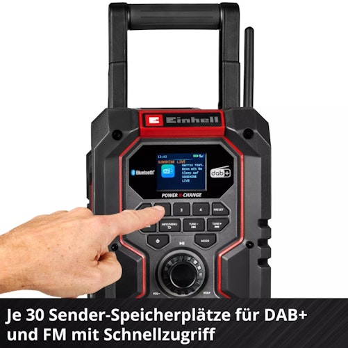 Einhell Akku-Radio TE-CR 18 Li DAB+/FM/BT - Solo 3407995