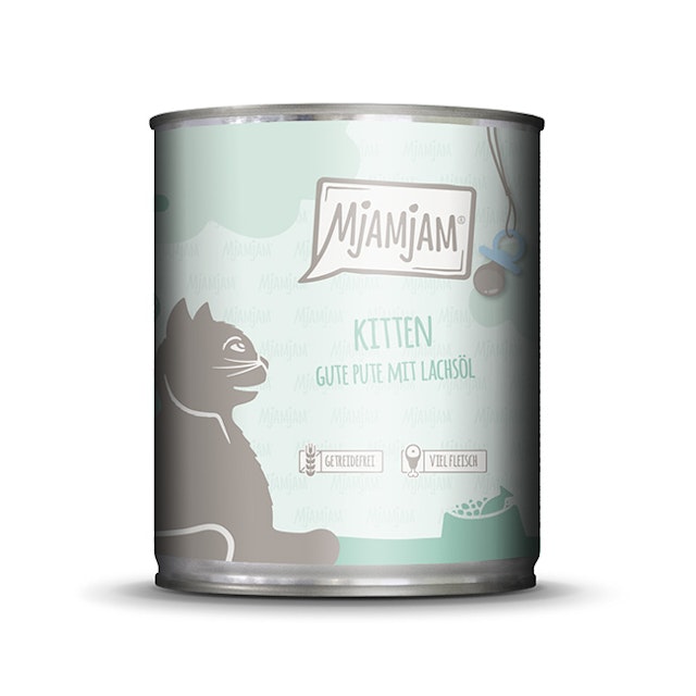 MJAMJAM Leckere Mahlzeit Kitten 800g Dose KatzennassfutterVorschaubild