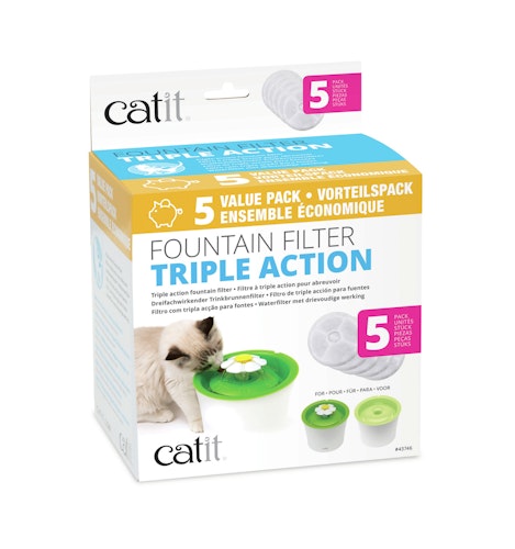 catit 2.0 Dreifachwirkender Trinkbrunnenfilter / Ersatzfilter