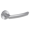 Vorschaubild Griffwerk Türgriff JETTE CRYSTAL K3 Schraubrosette-Edelstahl matt