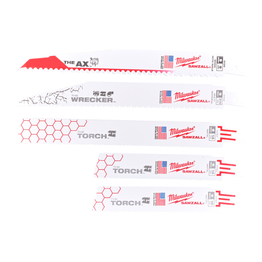 Milwaukee SAEBELSAEGEBLATT SET -5 ST 49222205