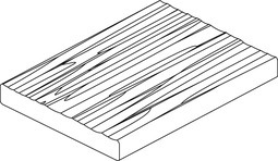 OSMO Terrasse Douglasie grau 27x143, 400cm Oberseite geschroppt