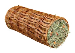 TRIXIE Weidentunnel mit Heu/Karotte, ø 20 × 38 cm, 220 g