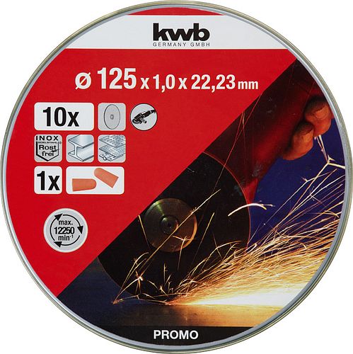 kwb 10 Dünntrennsch. 125x1,0 Dose 712022