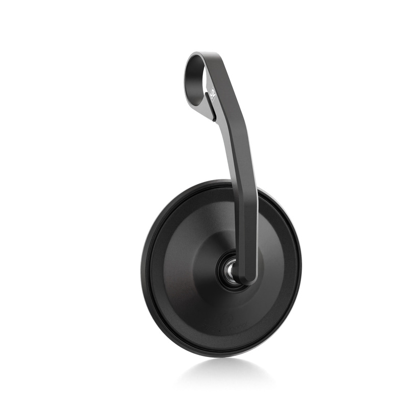 HIGHSIDER smart Lenkerendenspiegel Circula-S Schwarz Lang (1Stck.)