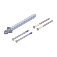 Griffwerk Set für Griffe fast2fix fast2Fix Voll-Wechselstift 8mm 60-70mm für Wechselgarnituren