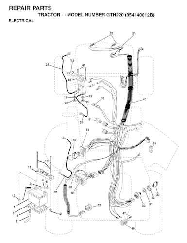 Husqvarna Gartentraktoren GTH220, 954140012B, 1996-11