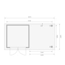 Vorschaubild Karibu Gartenhaus Timmo - 19 mm inkl. gratis Expressversand